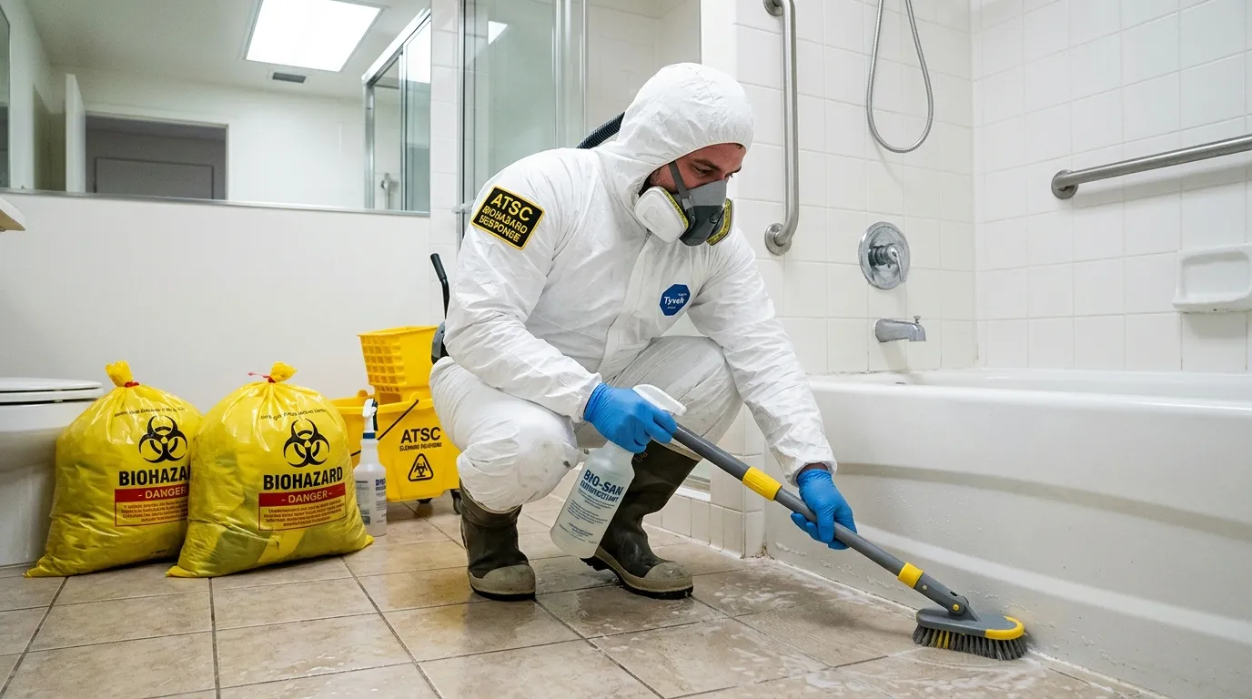 Decontamination equipment deployed for Blood Cleanup in Brookshire